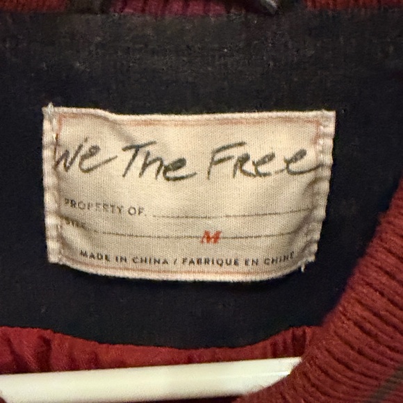 NWT-FREE PEOPLE We The Free Corduroy Military band Jacket 💙💜❤️ - Picture 4 of 8